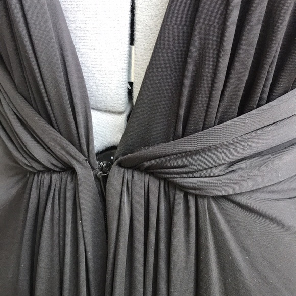 Greta Constantine Black Jersey Cocktail Dress - Picture 6 of 7